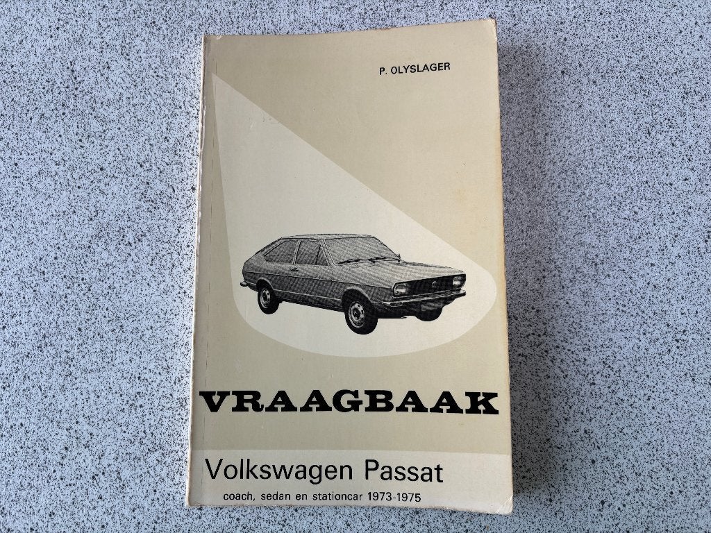 Vraagbaak Volkswagen Passat Mk1, Ophalen of Verzenden