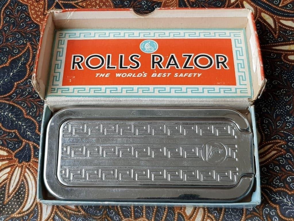 Mooi compleet oud scheersysteem uit Engeland van Rolls Razor, Antiek en Kunst, Ophalen of Verzenden