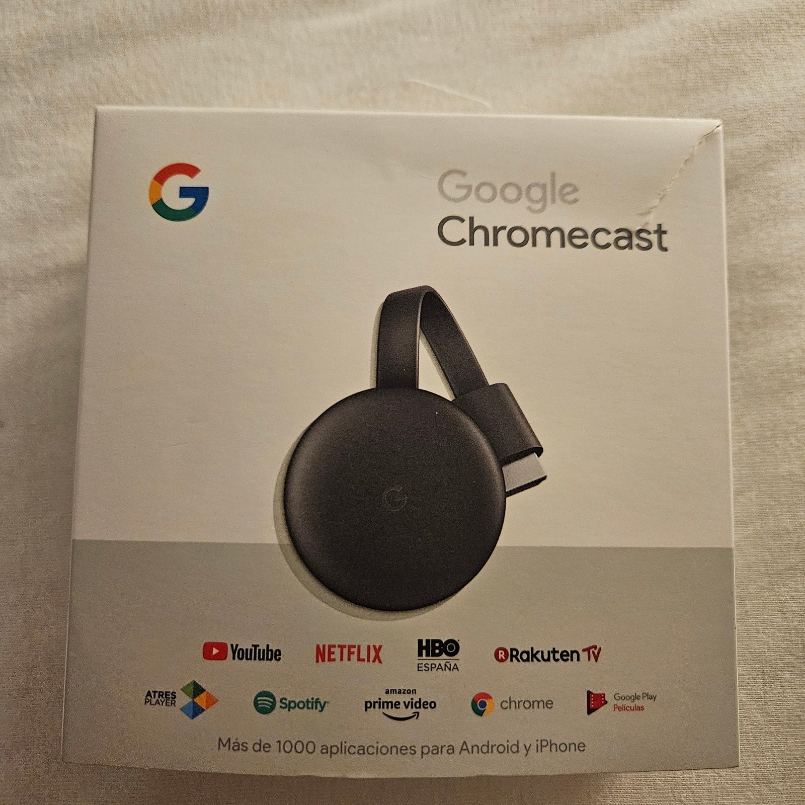 GOOGLE CHROMECAST, Audio, Tv en Foto, Ophalen of Verzenden, Zo goed als nieuw