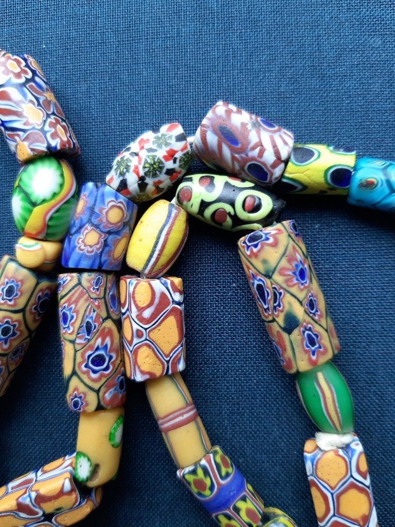 Millefiori-kralen, Sieraden, Tassen en Uiterlijk, Kettingen, Ophalen of Verzenden, Zo goed als nieuw, Overige materialen