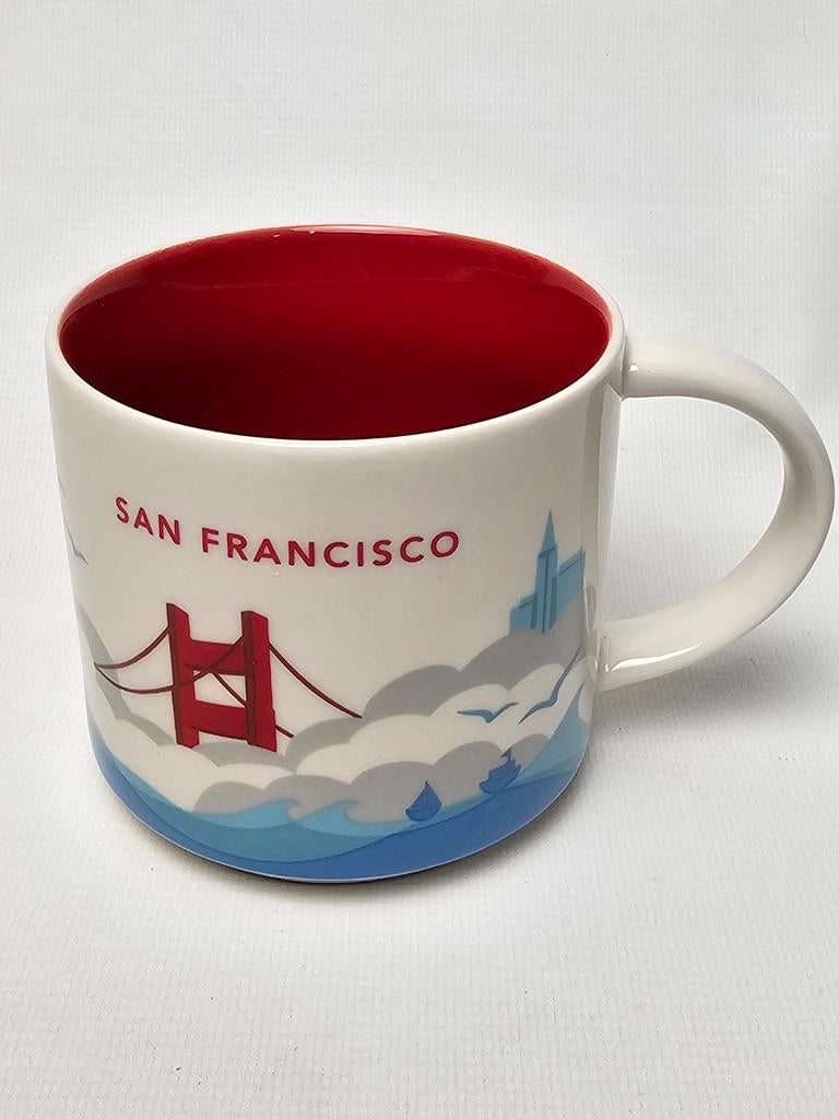 # Starbucks You Are Here San Francisco Mok, Huis en Inrichting, Keuken | Servies, Ophalen of Verzenden, Zo goed als nieuw, Overige stijlen