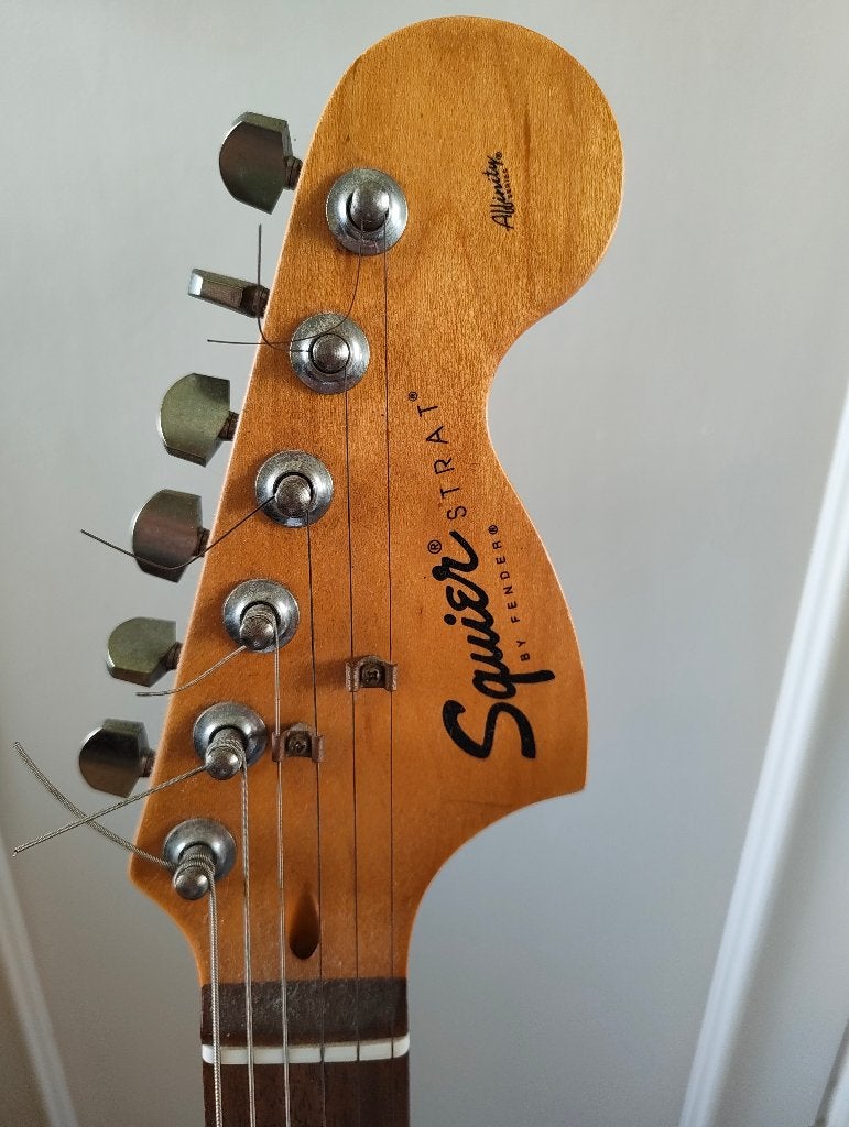 Squier Stratocaster by Fender – Crafted in China (2008), Ophalen, Gebruikt, Solid body, Fender
