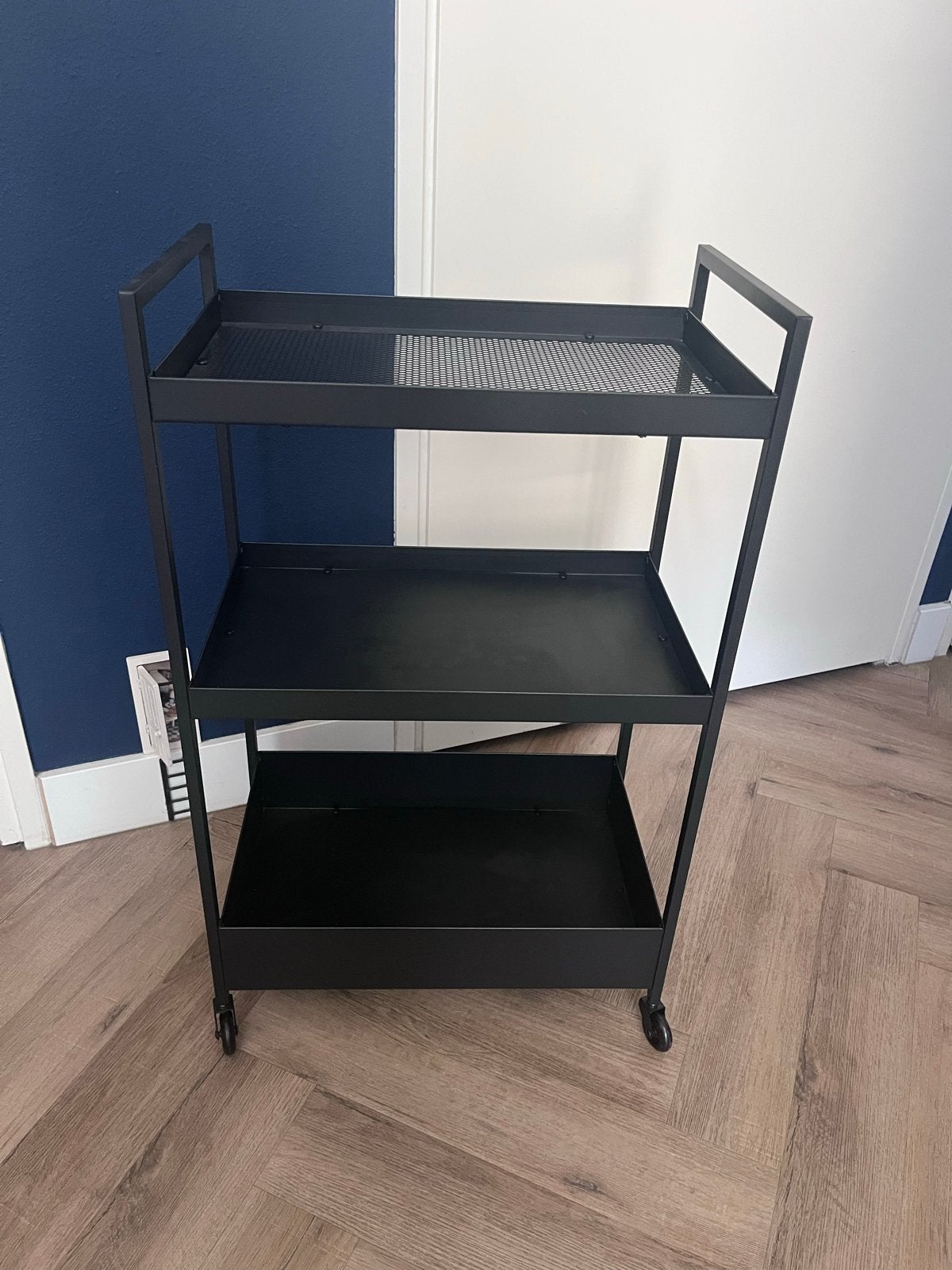 IKEA NISSAFORS roltafel zwart, Ophalen, Zo goed als nieuw