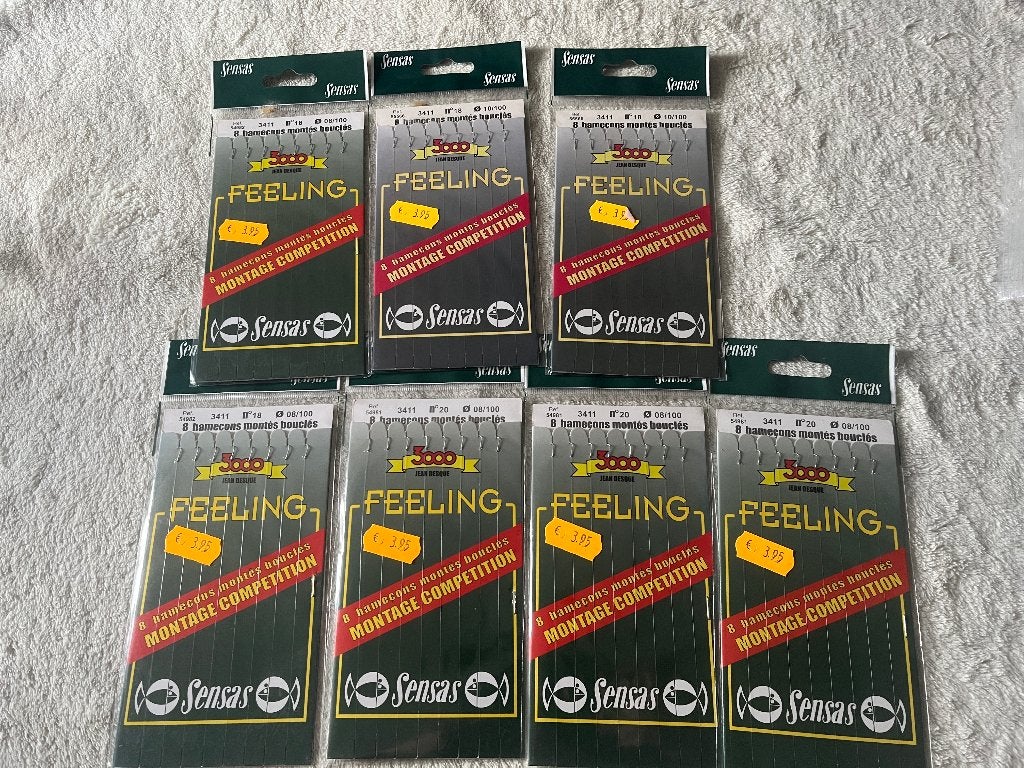 adv 347 / NIEUW set 7 onderlijnboekjes SENSAS, Ophalen of Verzenden, Nieuw, Haak