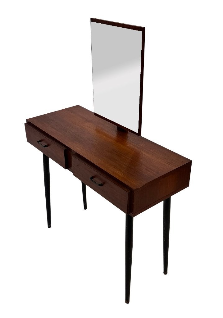 Vintage Kaptafel Jaren 60 Design Teak Fineer, Gebruikt, Vintage, 50 tot 100 cm, Minder dan 100 cm