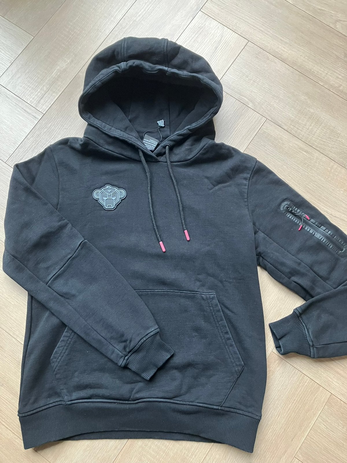 Nieuwe Black Bananas zwarte hoodie S, Ophalen of Verzenden, Nieuw