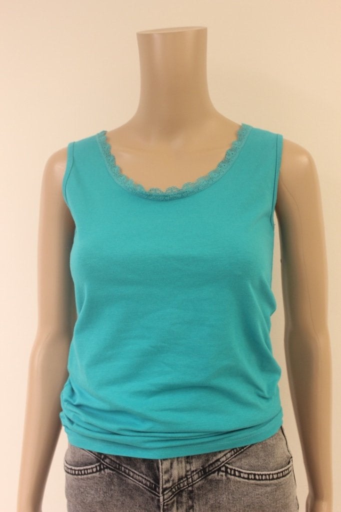 La Ligna turquoise top maat S, Blauw, ., Ophalen of Verzenden, Zo goed als nieuw