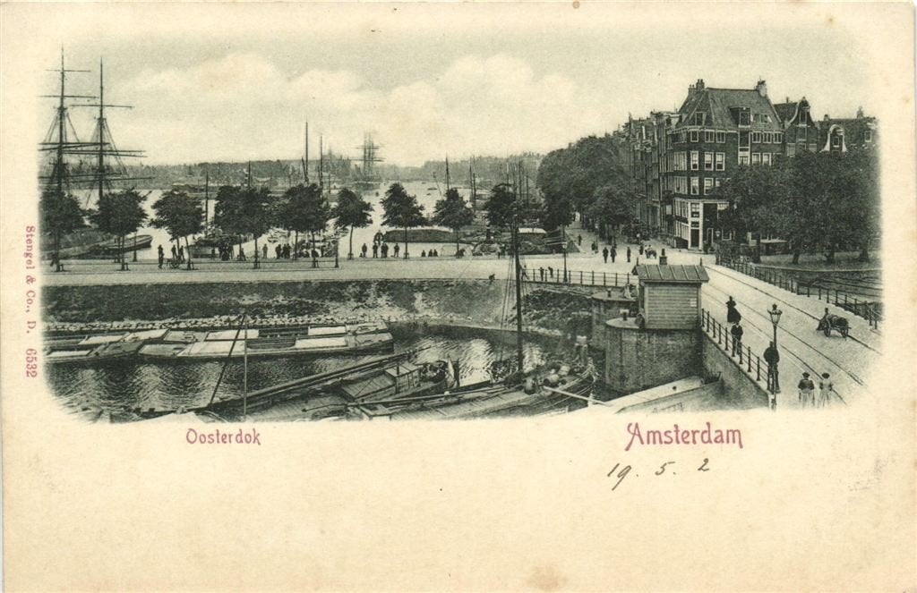 Oosterdok - Amsterdam - boten - 1902? beschreven, Verzenden, Voor 1920, Ongelopen, Noord-Holland