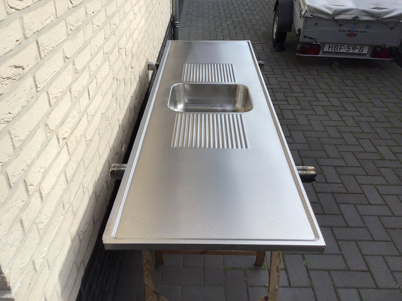 RVS KEUKEN BLADEN nieuw, Huis en Inrichting, Keuken | Keukenelementen, Ophalen, Nieuw, Minder dan 50 cm, Minder dan 100 cm