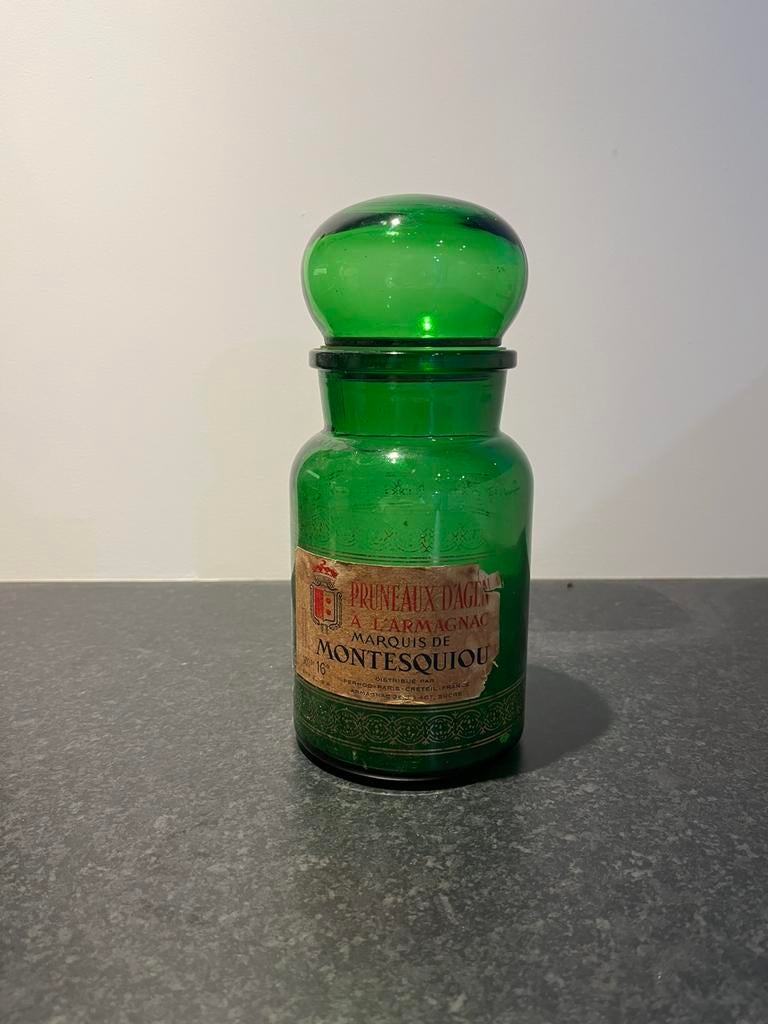 Franse vintage fles, Ophalen of Verzenden, Reclamebord