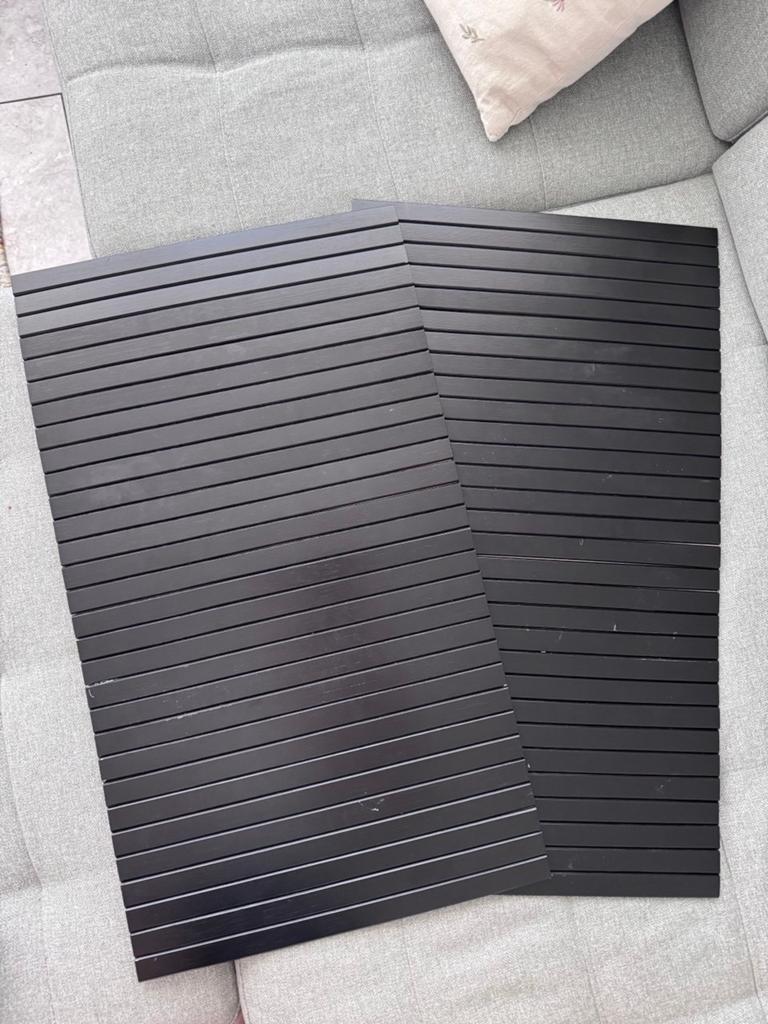IKEA Rodeby Armleuning Dienblad - Zwart, Ophalen of Verzenden