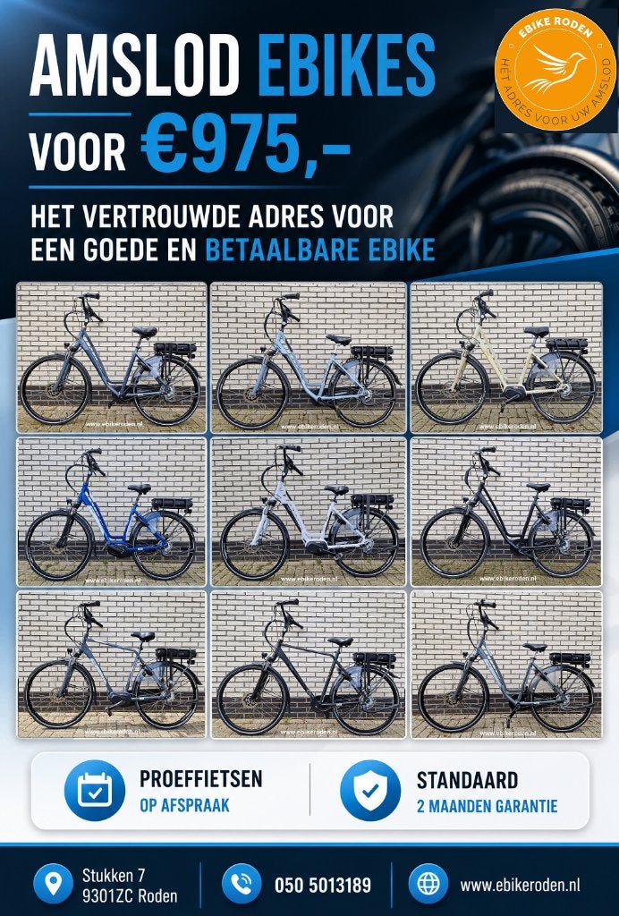 Amslod York MTX 43V 600Wh Ebike | €975,-, Fietsen en Brommers, Elektrische fietsen, Overige merken, Ophalen of Verzenden, Zo goed als nieuw
