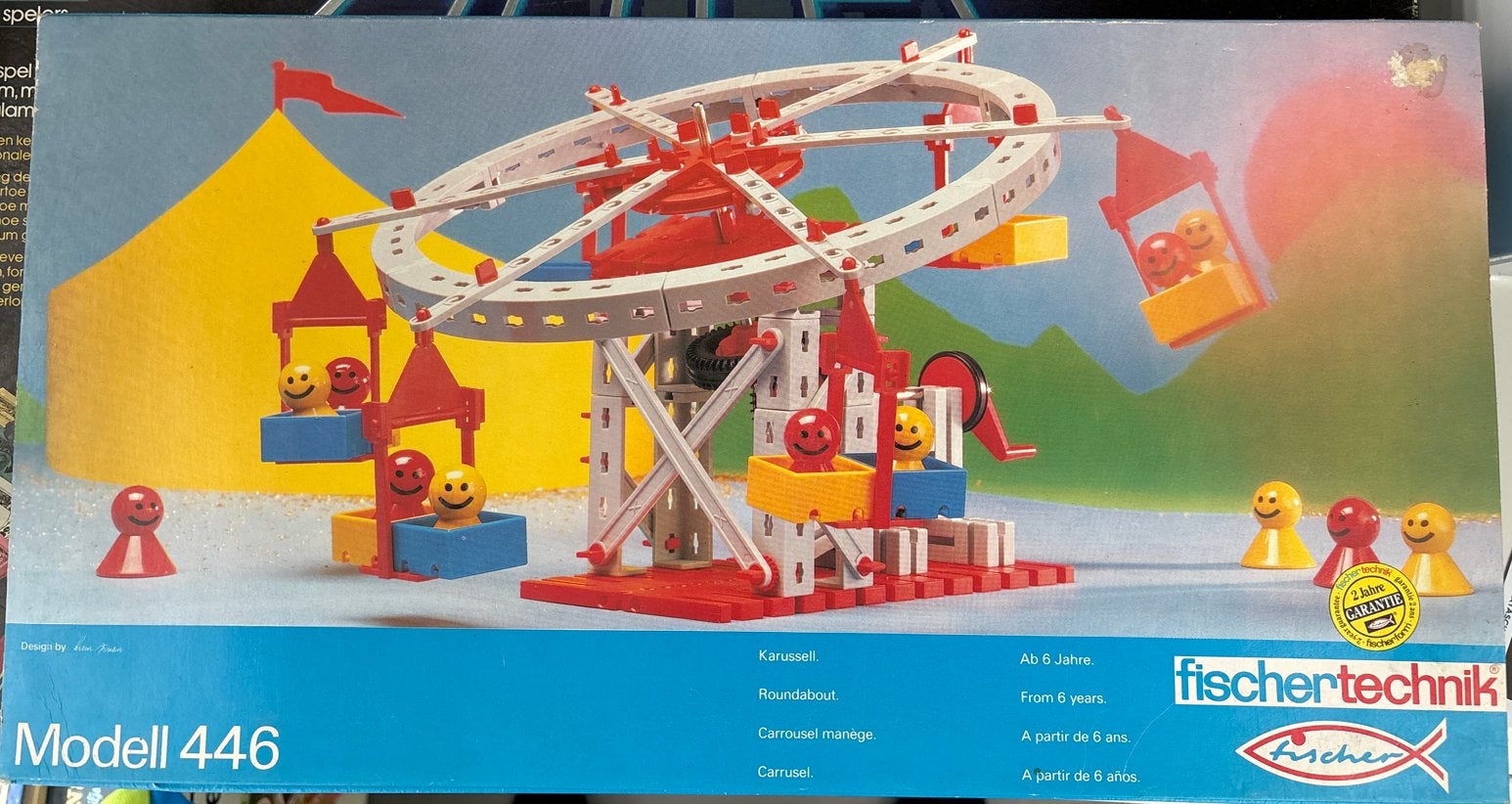 Fischertechnik Modell 446 Carrousel - Vintage Bouwset, Ophalen of Verzenden, Gebruikt, Overige merken