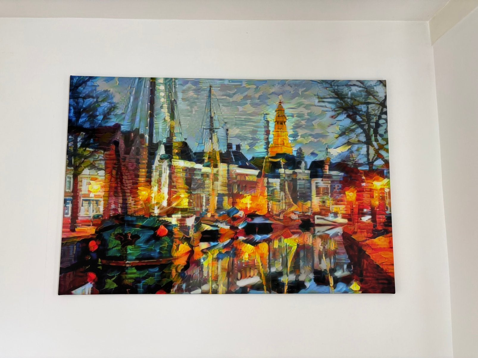 Canvas 100x150cm Groningen Netherlands, Ophalen