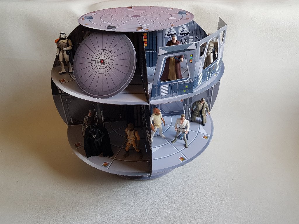 Star Wars Death Star actiefiguren display Hasbro Kenner, Ophalen of Verzenden, Nieuw, Actiefiguurtje