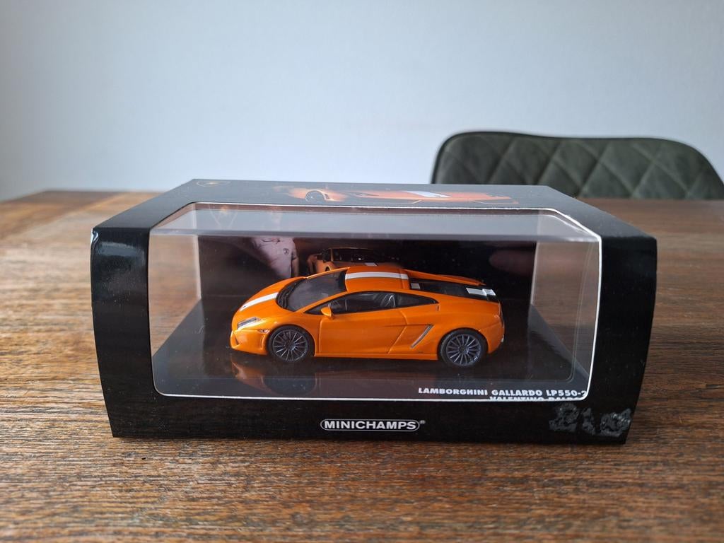1:43 Lamborghini Gallardo LP550-2 Balboni Minichamps, Ophalen of Verzenden, Zo goed als nieuw, Auto, MiniChamps