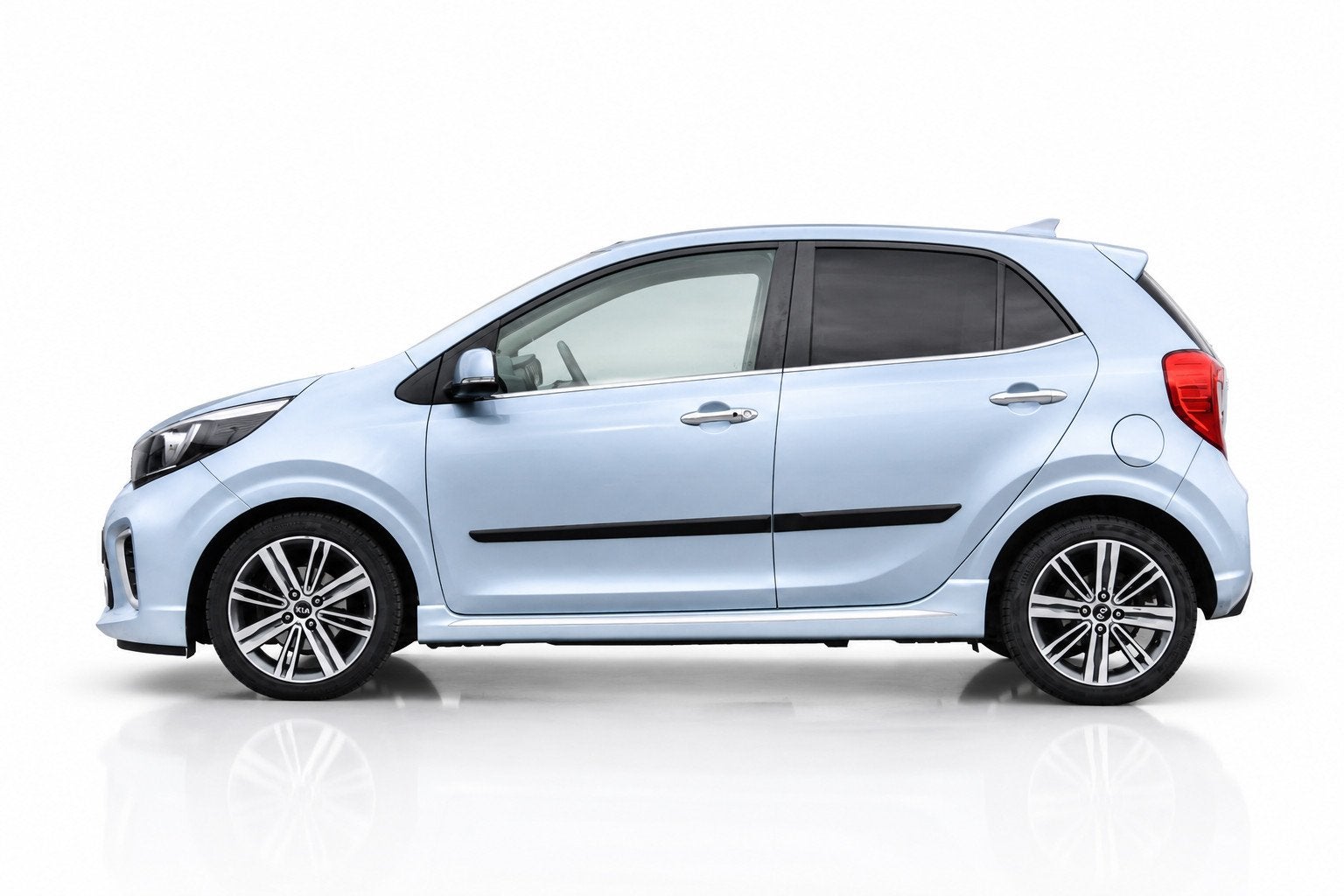 Kia Picanto 1.0 T-GDI GT-Line | CAMERA | LEDER | APPLE CARPL, Auto's, Gebruikt, 920 kg, Blauw, 100 pk