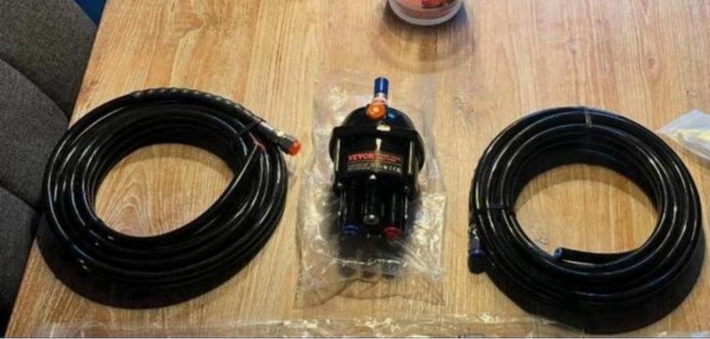 Hydraulische stuurpomp compleet met nieuwe slangenset., Ophalen of Verzenden, Motor en Techniek