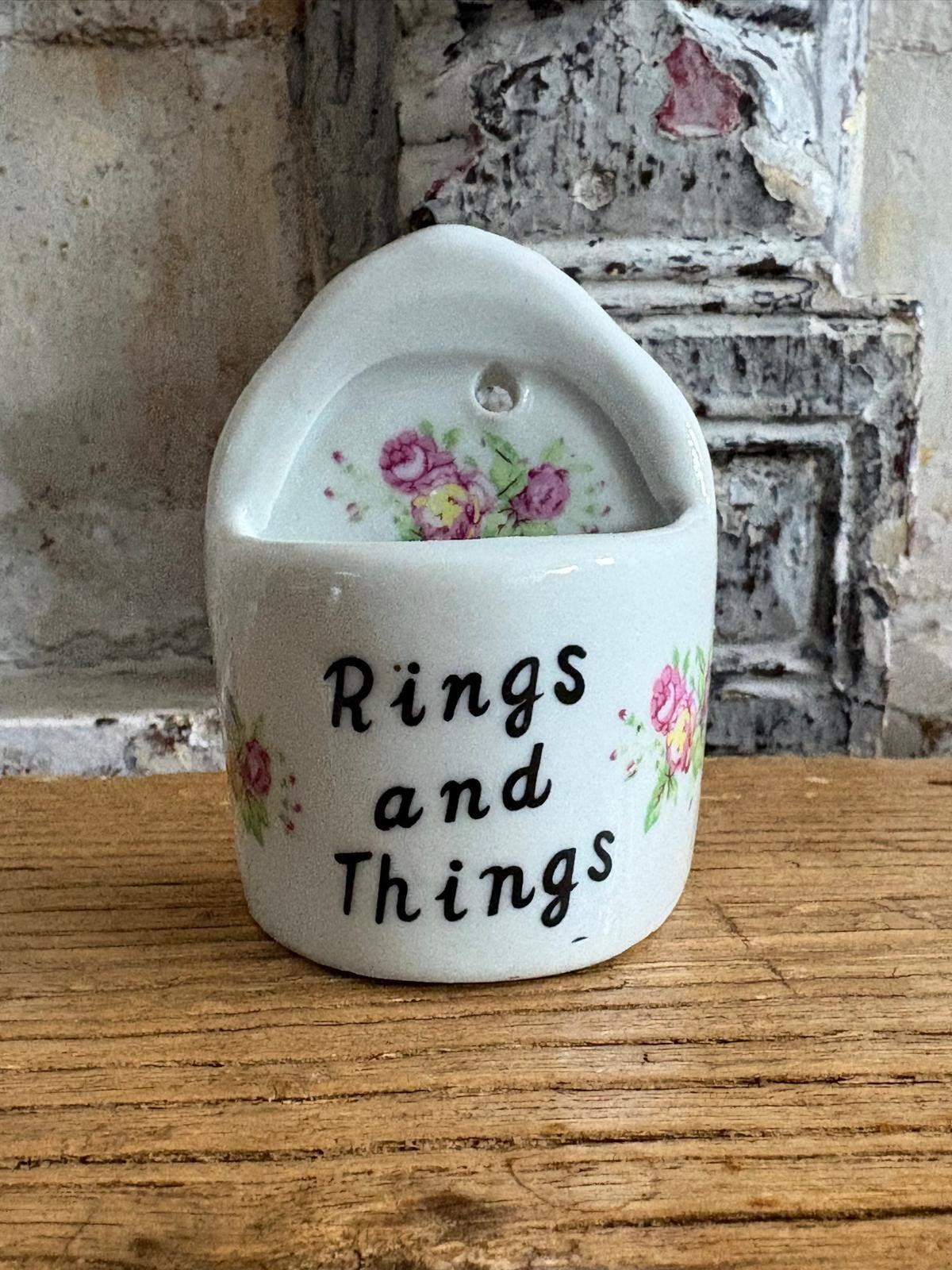 Rings and Things  vintage sieradenbakje, Ophalen of Verzenden