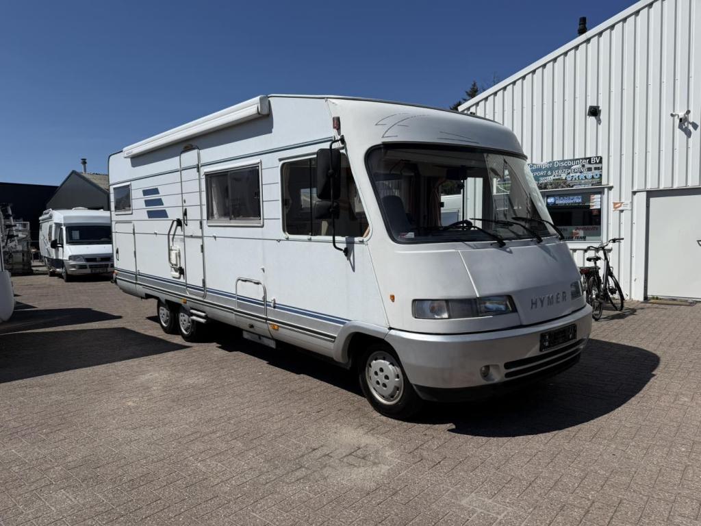 Hymer B694 XXL garage 2.5TDI Vast bed Hefbed, Caravans en Kamperen, Fiat, Bedrijf, Hymer, Handgeschakeld