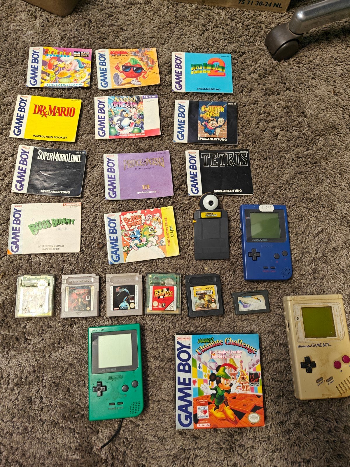 Nintendo gameboy,s en games, Spelcomputers en Games, Spelcomputers | Nintendo Game Boy, Ophalen of Verzenden, Gebruikt, Game Boy Classic