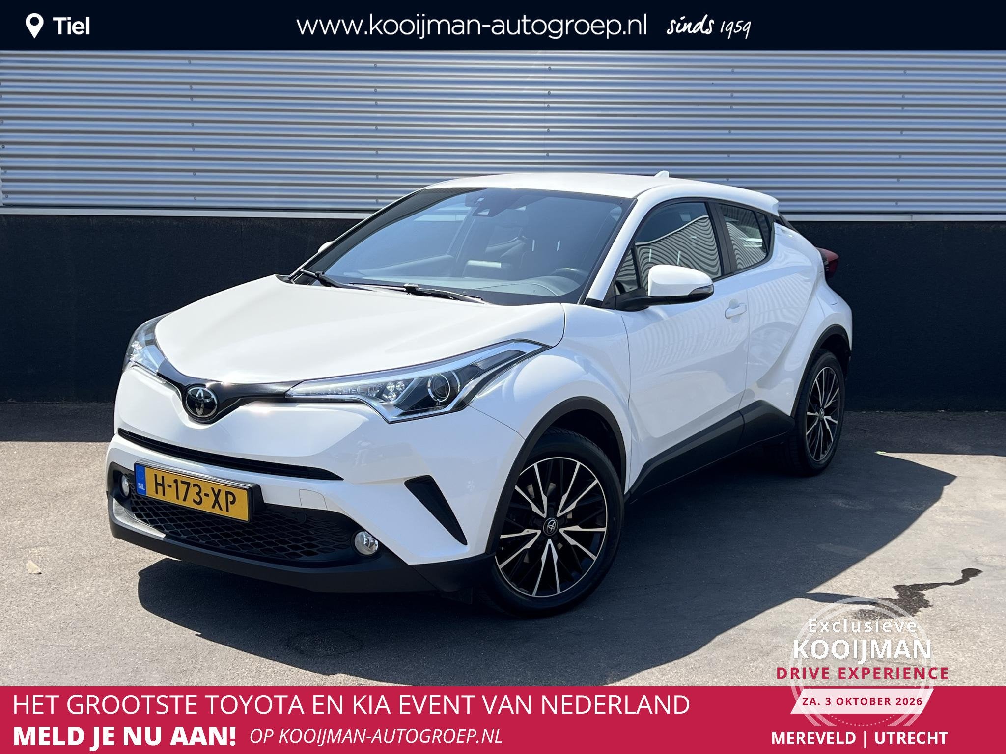 Toyota C-HR 1.2 Active 116PK Zeer nette dealer onderhoudenin, Auto's, Voorwielaandrijving, Dealer onderhouden, Stof, Gebruikt