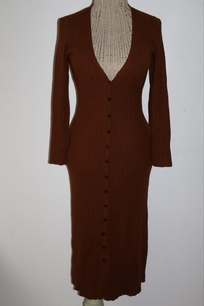 Sezane bruin lang vest maat L, Bruin, NL, Ophalen of Verzenden, Zo goed als nieuw