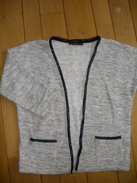 SUPERTRASH vest beige zwart maat S, Kleding | Dames, Truien en Vesten, Ophalen of Verzenden, Zo goed als nieuw, Maat 38/40 (M)