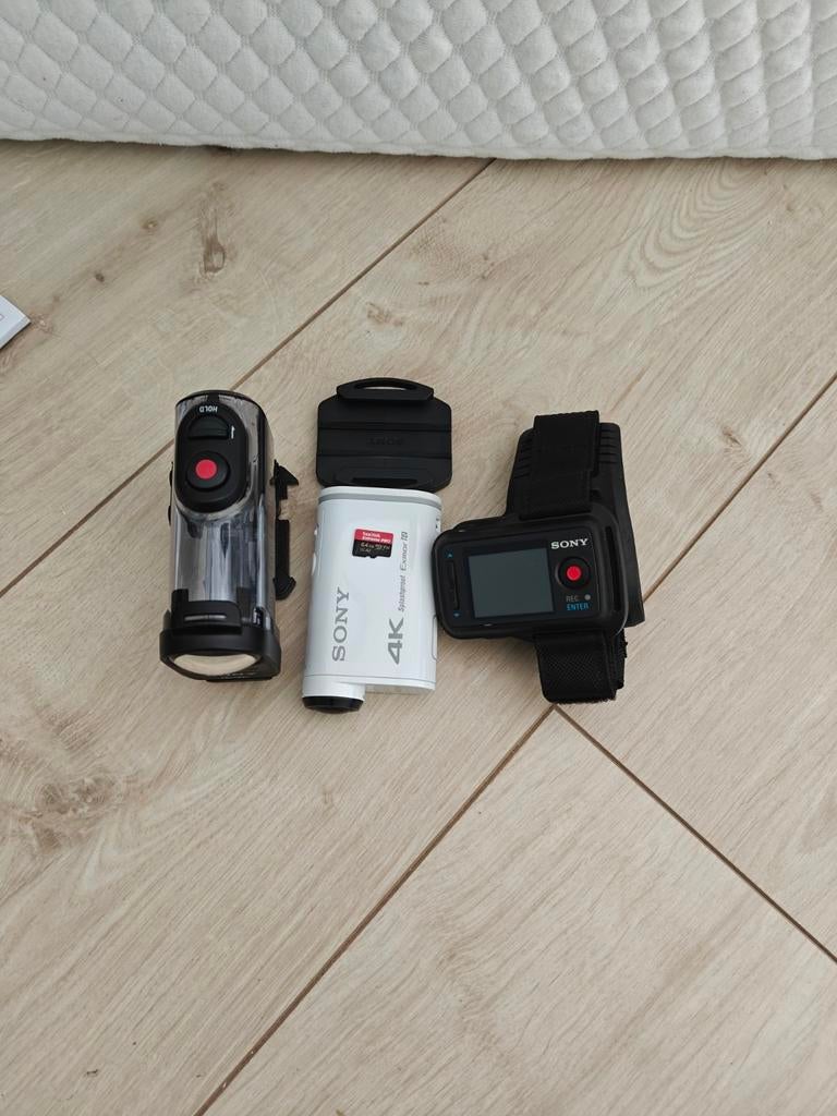 Sony 4K Action Cam met Live-View Remote en accessoires, Audio, Tv en Foto, Actiecamera's, Ophalen of Verzenden