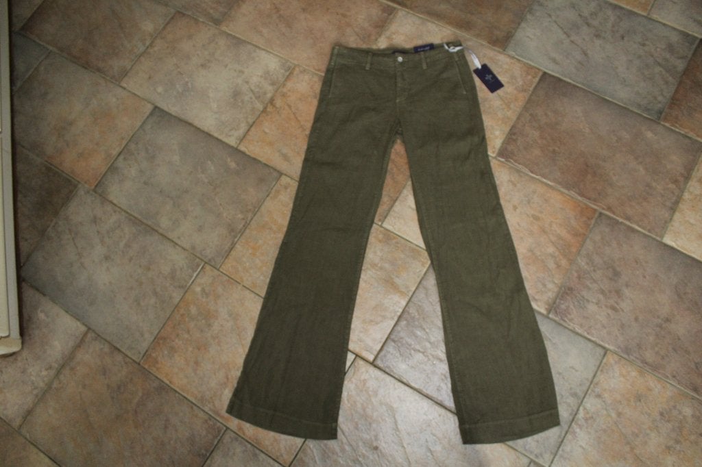 NYDJ shirley groene bootcut broek mt 6 valt 40 ZGAN, Maat 38/40 (M), ., Ophalen of Verzenden, Zo goed als nieuw