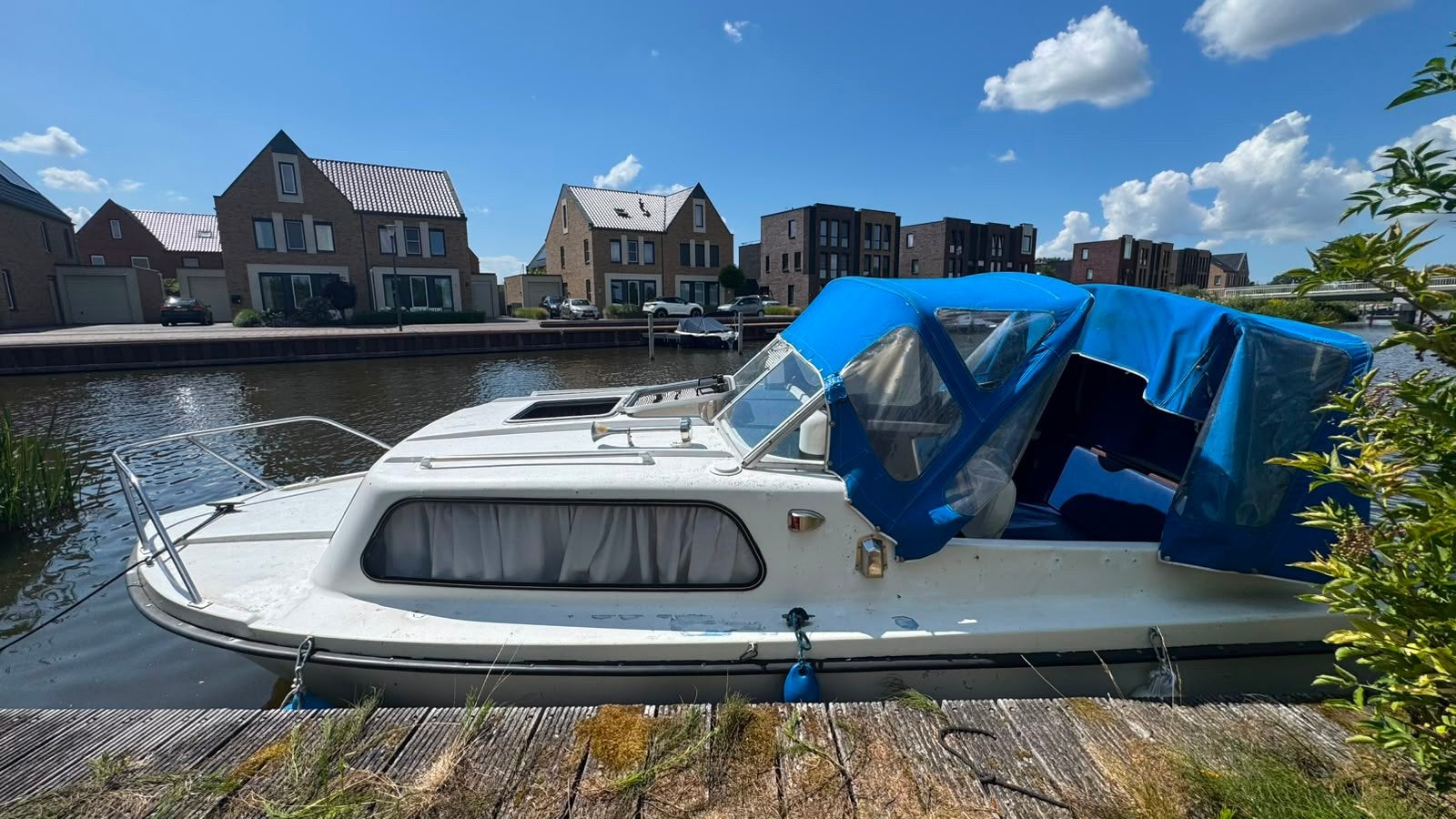Waterland 600 Kajuitboot met Watermota Sea Woolf 38 pk, Watersport en Boten, Gebruikt, Waterland, 6 m, Polyester