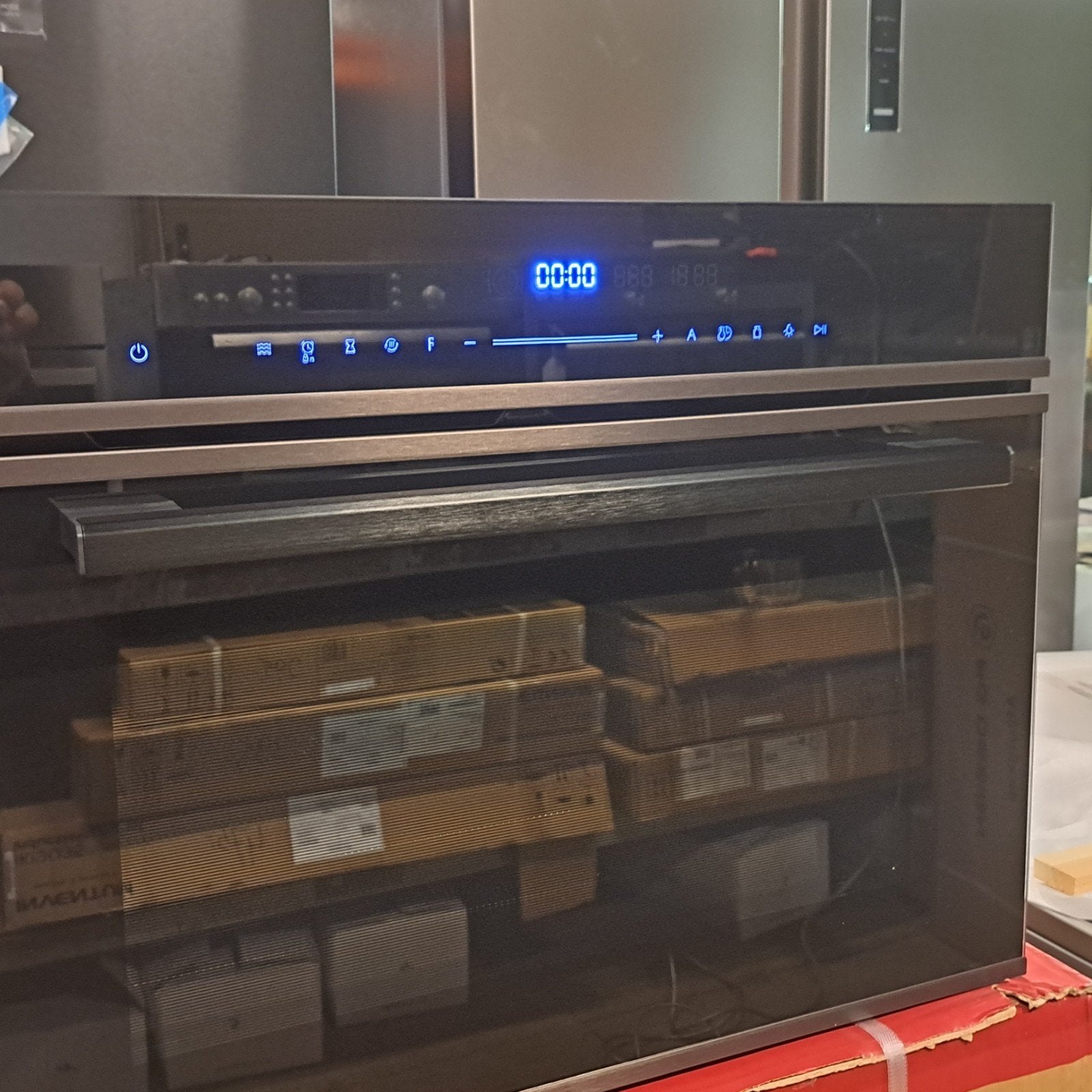 NIEUWE Tijdloze zwarte Frilec HAMBURG Combi oven - 50 liter, Ophalen, Minder dan 45 cm, Overige merken, Nieuw