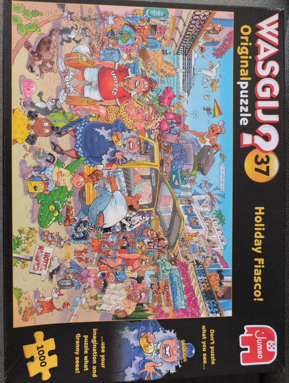 Wasgij Original 37 Holiday Fiasco! 1000 stukjes puzzel, Ophalen, 500 t/m 1500 stukjes, Gebruikt, Legpuzzel