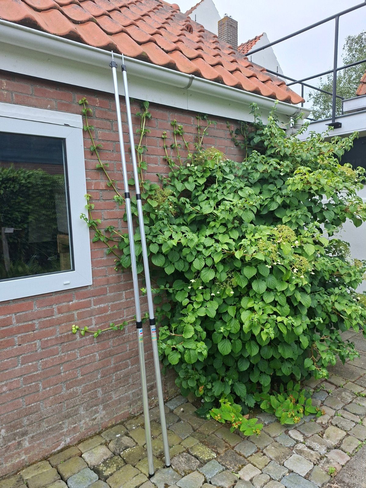 2 Umefa Telescopische aluminium tentstokken, Ophalen of Verzenden, Zo goed als nieuw