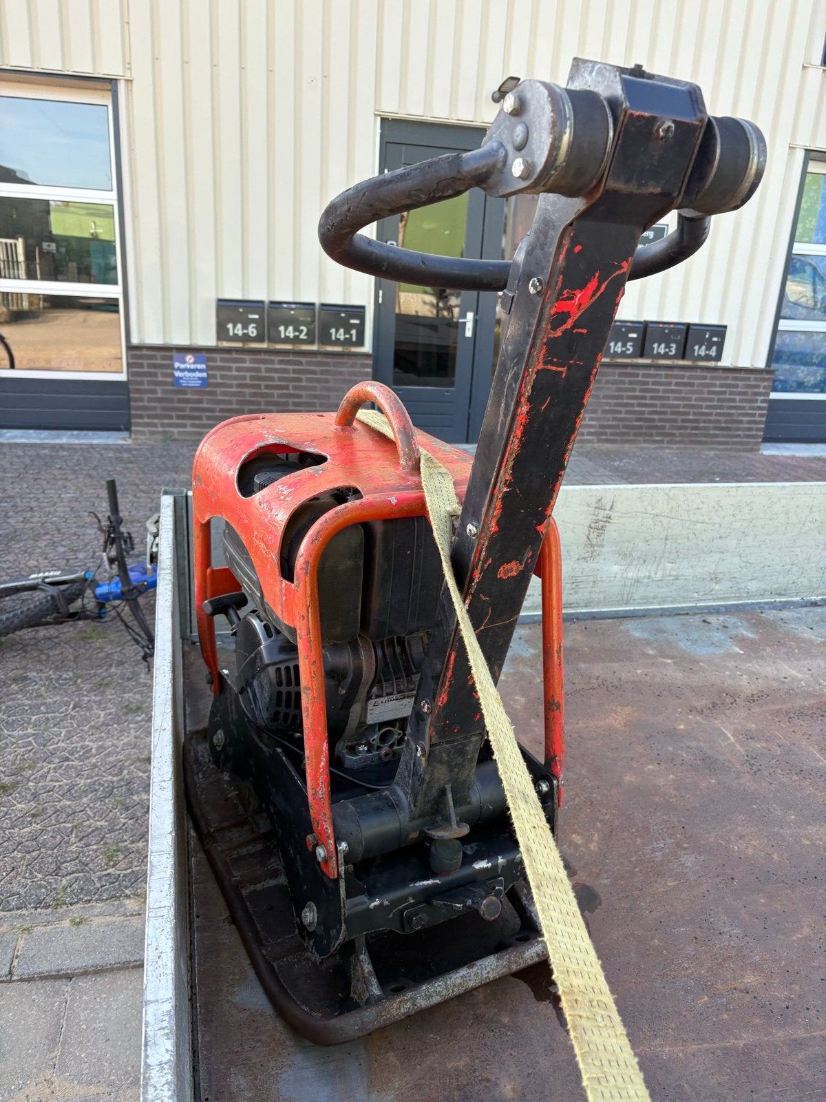 Weber CR2 Trilplaat 2,5 tons, Ophalen