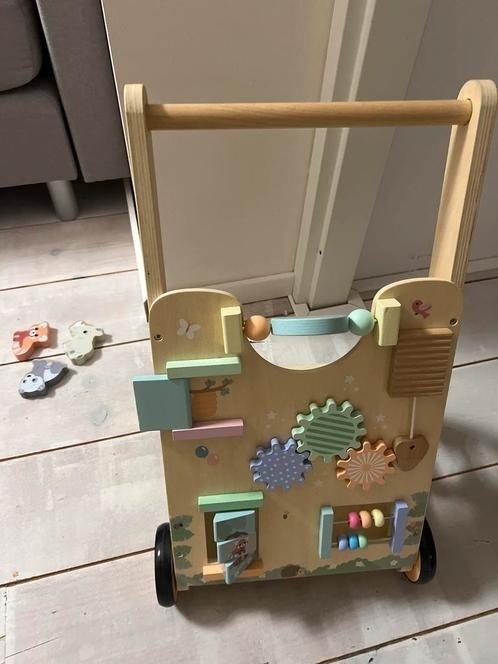 Houten Loopwagen - Gebruikt, Kinderen en Baby's, Speelgoed | Houten speelgoed, Ophalen, Gebruikt, Duw- of Trekspeelgoed