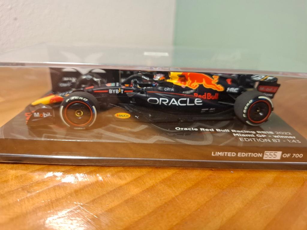 Max verstappen Miami GP 2022 1.43, Ophalen of Verzenden, Nieuw, Auto, MiniChamps