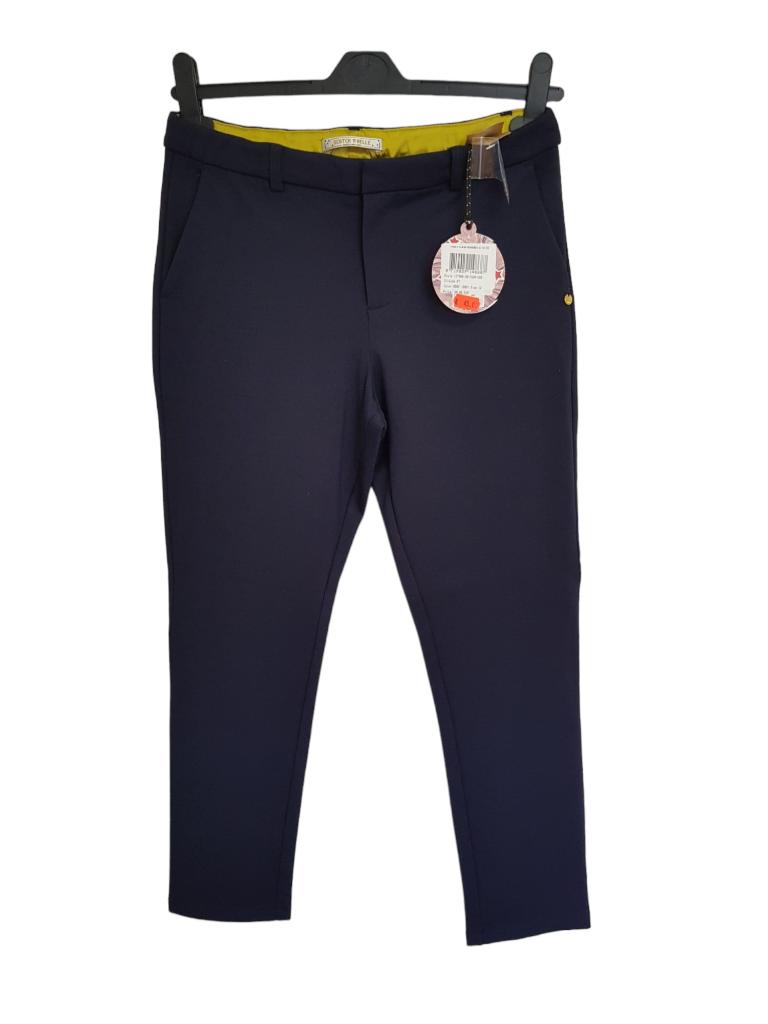 Prachtige donkerblauwe SCOTCH R'BELLE sweatpant mt 12 NIEUW!, Broek, Nieuw, Scotch R'belle, Verzenden