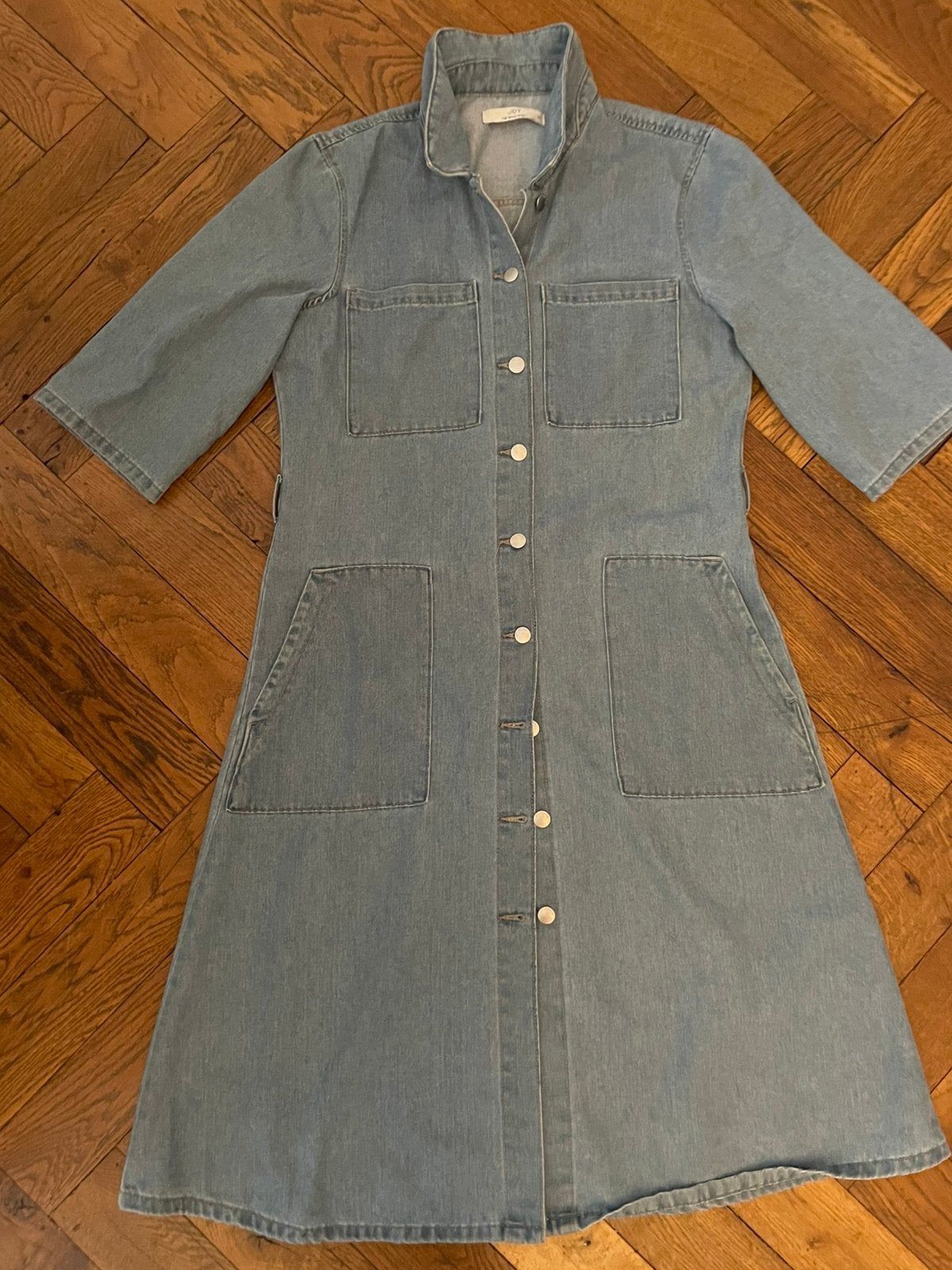 JDY denim jurk spijkerjurk maat 40 L lichtblauw doorknoop, Kleding | Dames, Maat 38/40 (M), Blauw, Ophalen of Verzenden, Zo goed als nieuw