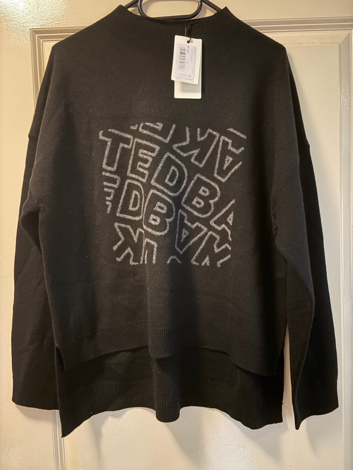 Ted Baker Zwarte Trui met Logo - Maat L, Verzenden, Nieuw, Maat 42/44 (L), Zwart