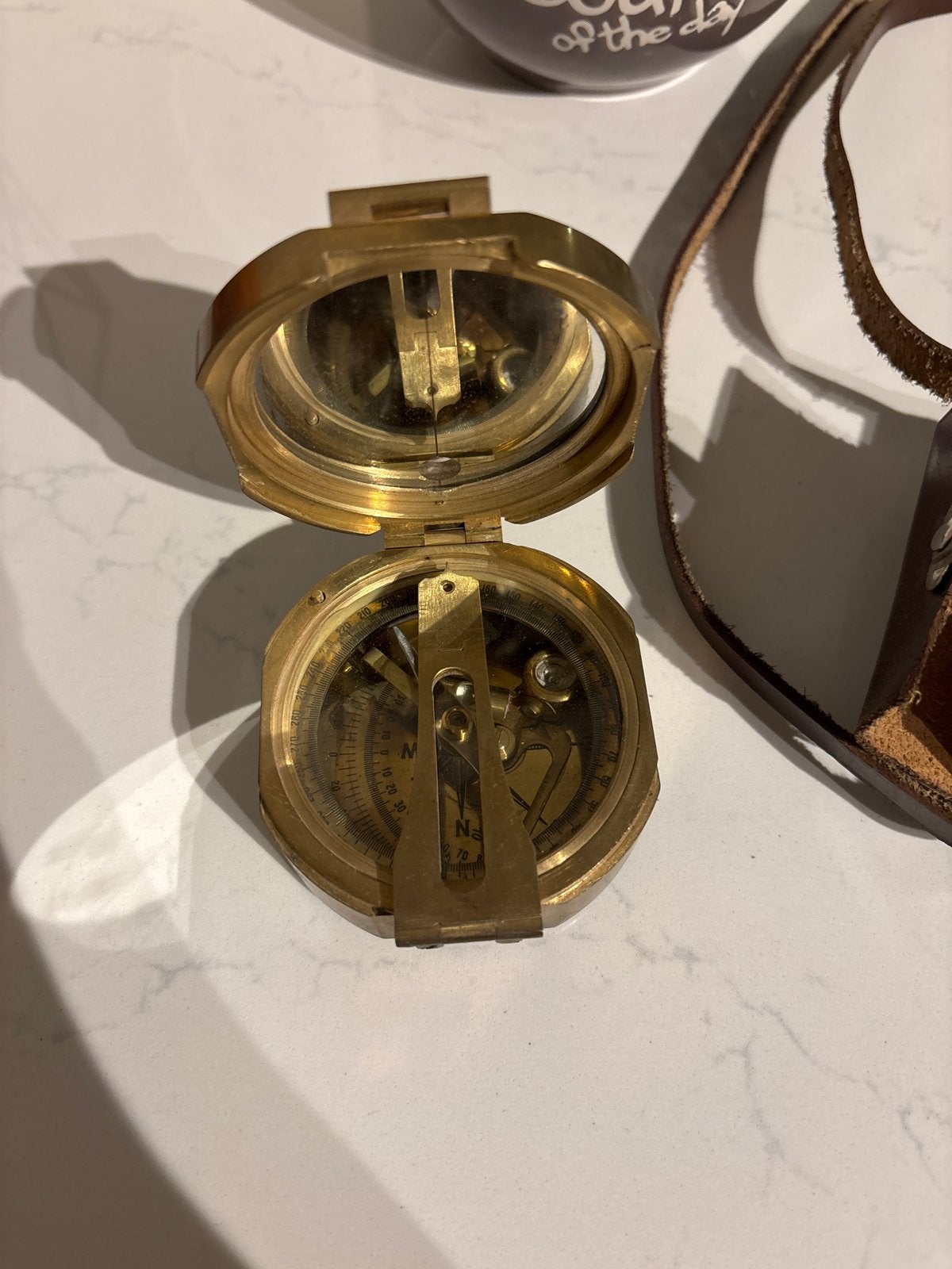 Stanley London Natural Sine Pocket Transit Kompas, Ophalen