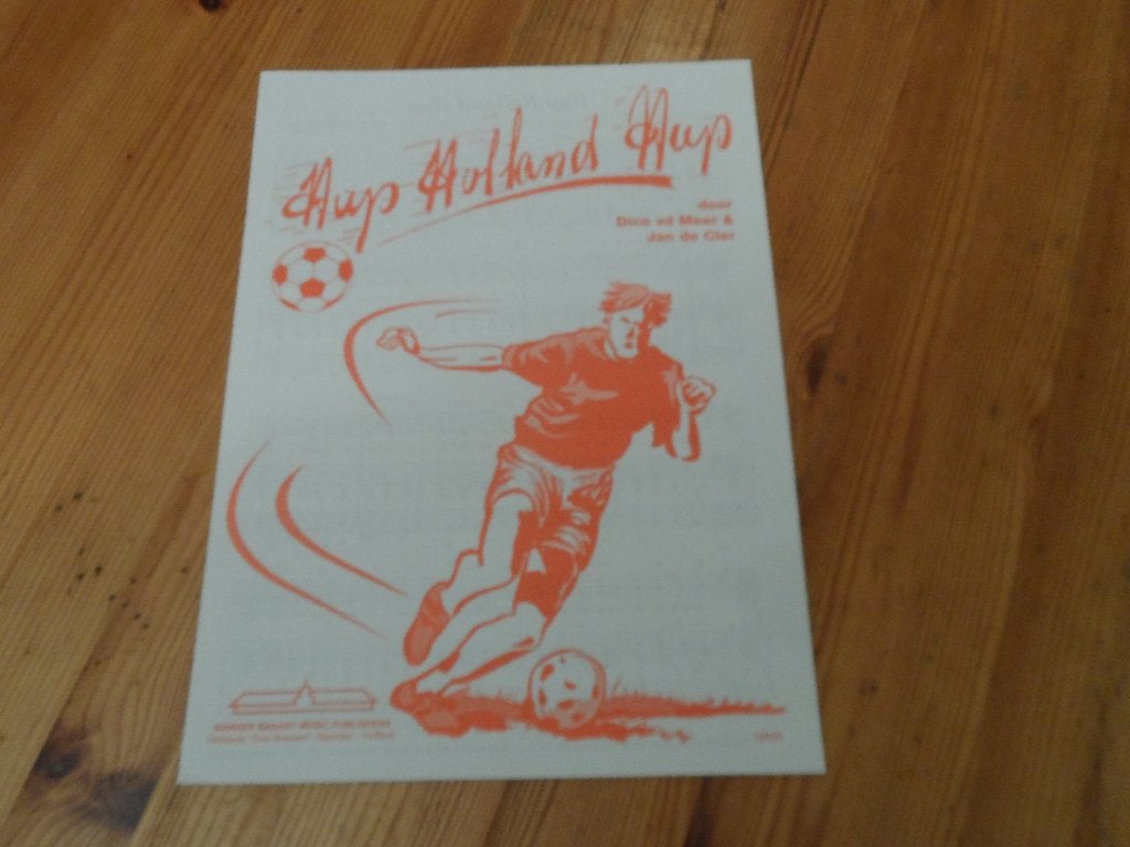 Hup holland hup - dico van der meer / jan de cler, Gitaar, Ophalen of Verzenden, Zo goed als nieuw, Artiest of Componist