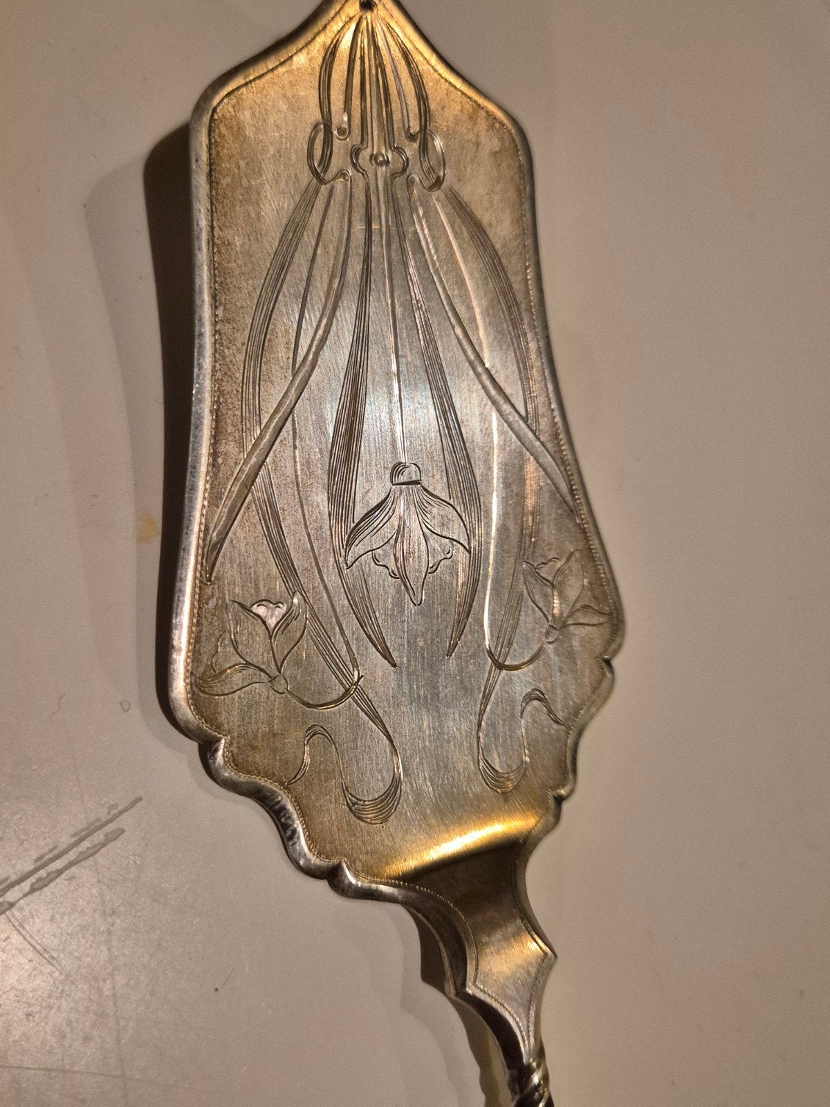 Fries zilveren taartschep Johannes Schijfsma, Sneek 1911, Ophalen of Verzenden