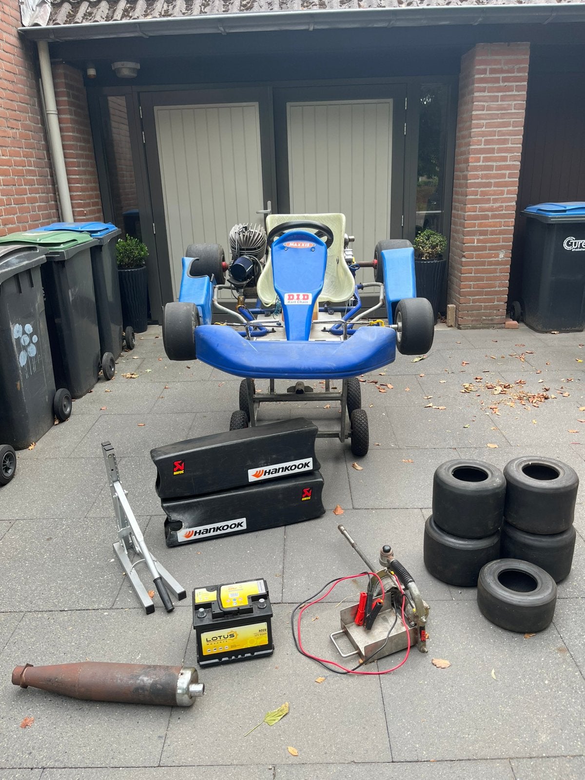 125cc 2 takt histokart / kombikart / retro kart, Sport en Fitness, Karting, Ophalen, Gebruikt, Kart