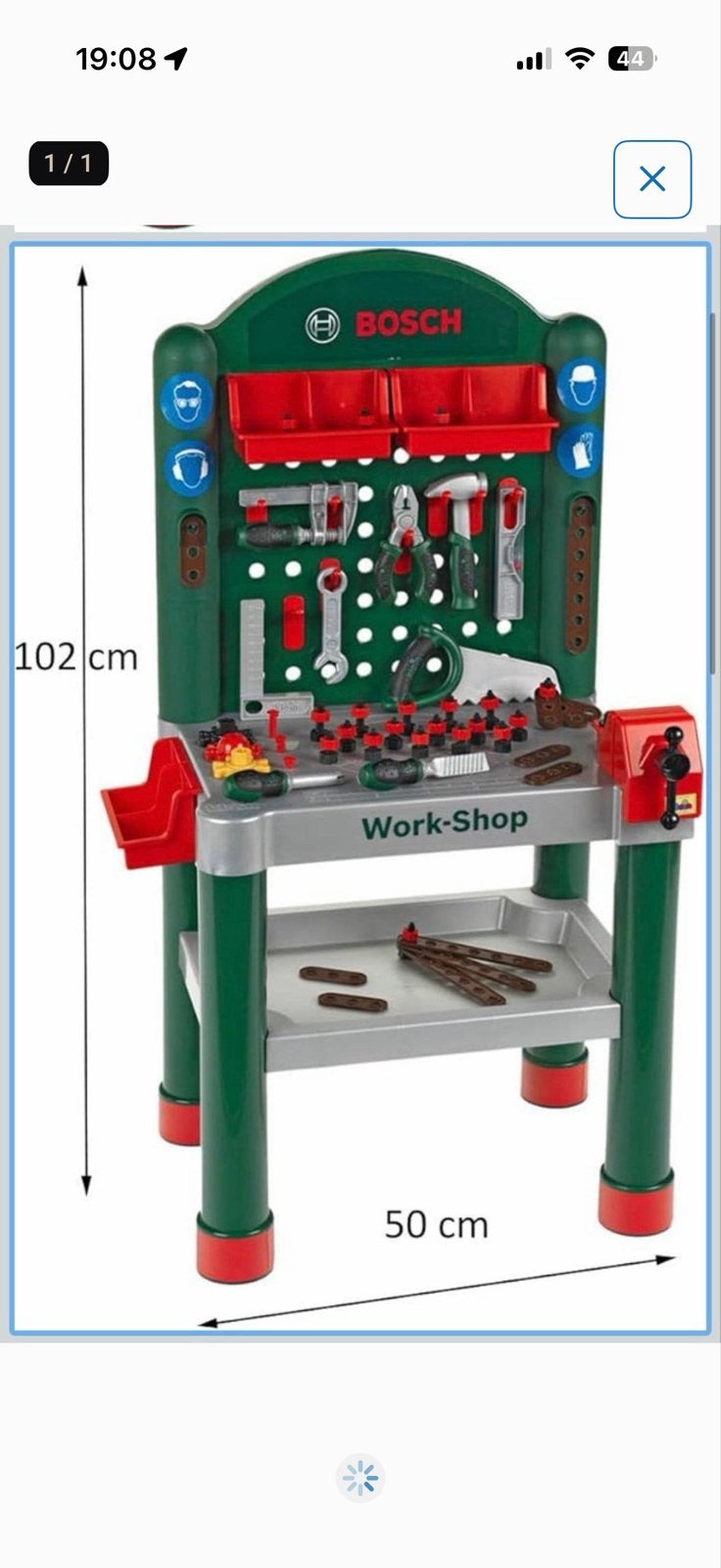 Bosch Kinderwerkbank met Gereedschap - Speelplezier, Ophalen, Gebruikt, Knutselen