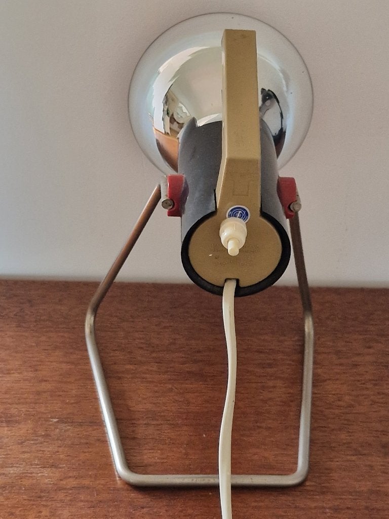 Vintage Philips Infraphil Design warmteLamp. HP 3204, Zo goed als nieuw, Philips, Design, E27 (groot)