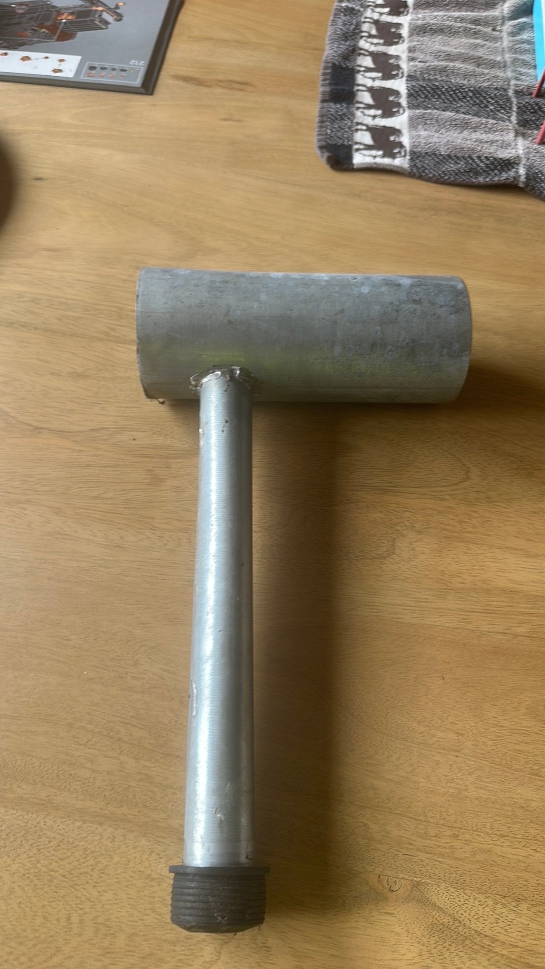 Zinken regentonvuller/overloop 80mm, Tuin en Terras, Minder dan 75 liter, Ophalen, Nieuw, Metaal