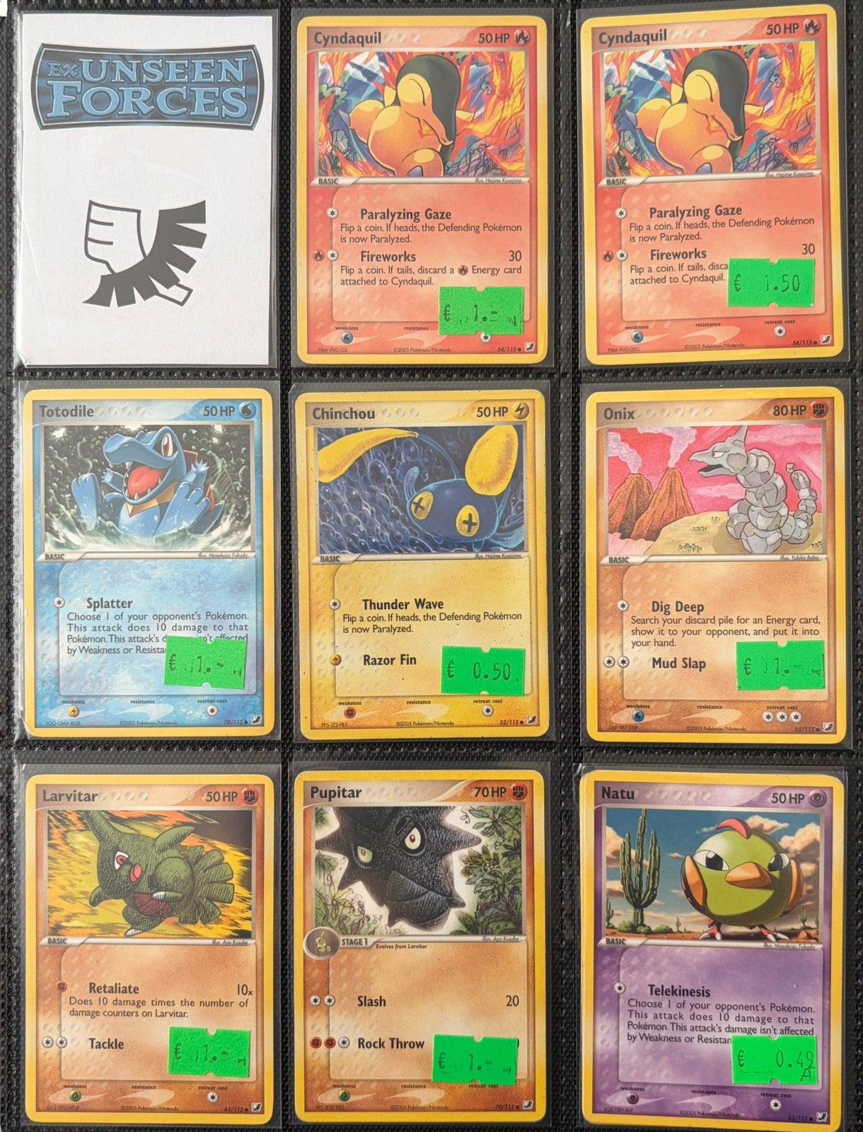 EX Unseen Forces Pokemon kaarten, Ophalen of Verzenden, Zo goed als nieuw, Meerdere kaarten