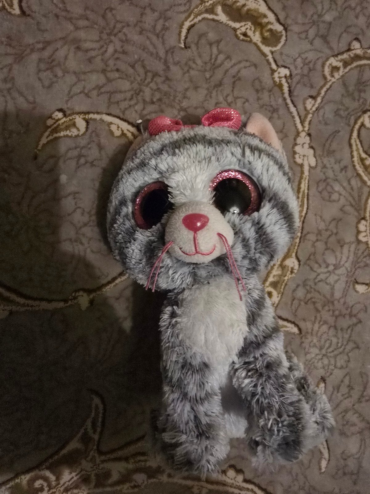 Ty Beanie Boos Kiki de Kat knuffel, Ophalen
