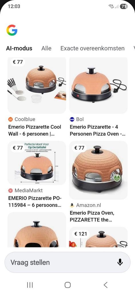 Emerio Pizzarette  voor handige klusser of voor onderdelen, Ophalen of Verzenden, Zo goed als nieuw, Emerio